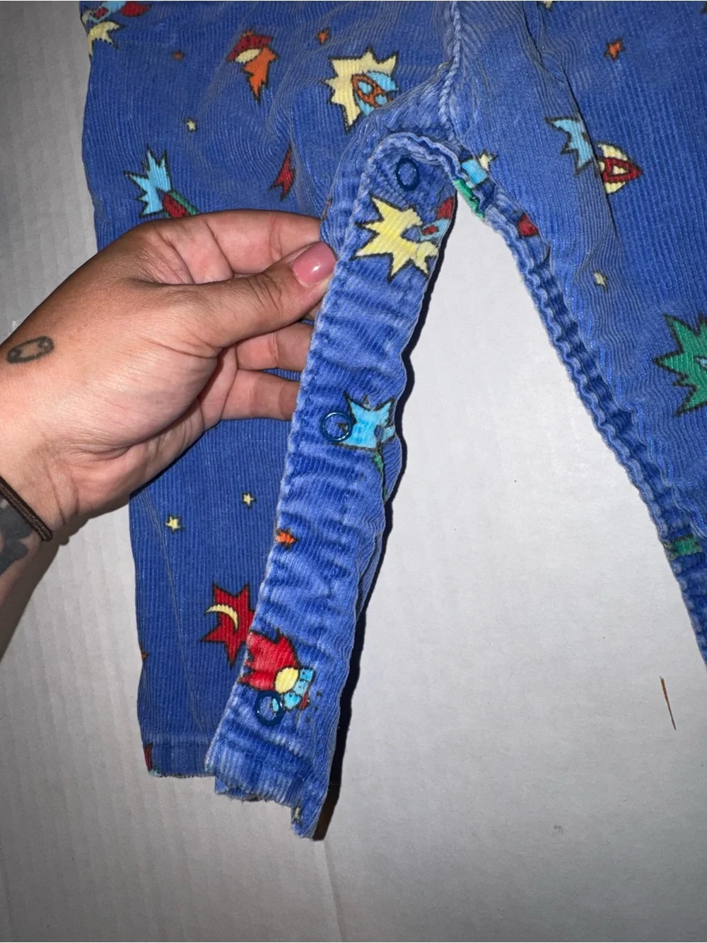 OshKosh B'gosh Blue Rocket Print Overalls